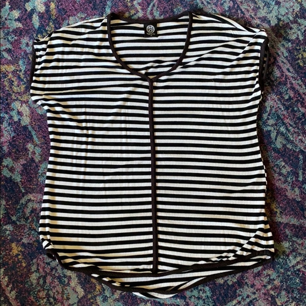 Size M Bobeau Striped Top